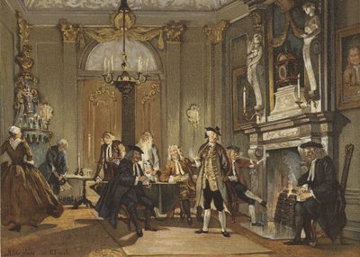 Kveldsmøte, Nederland, midten av 1700-tallet av Nico Steffelaar